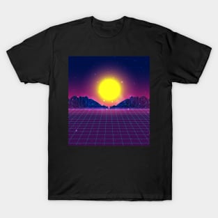 Vaporwave Sunset of the Future T-Shirt